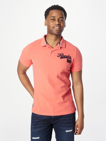 Superdry - Camiseta en rosa: frente