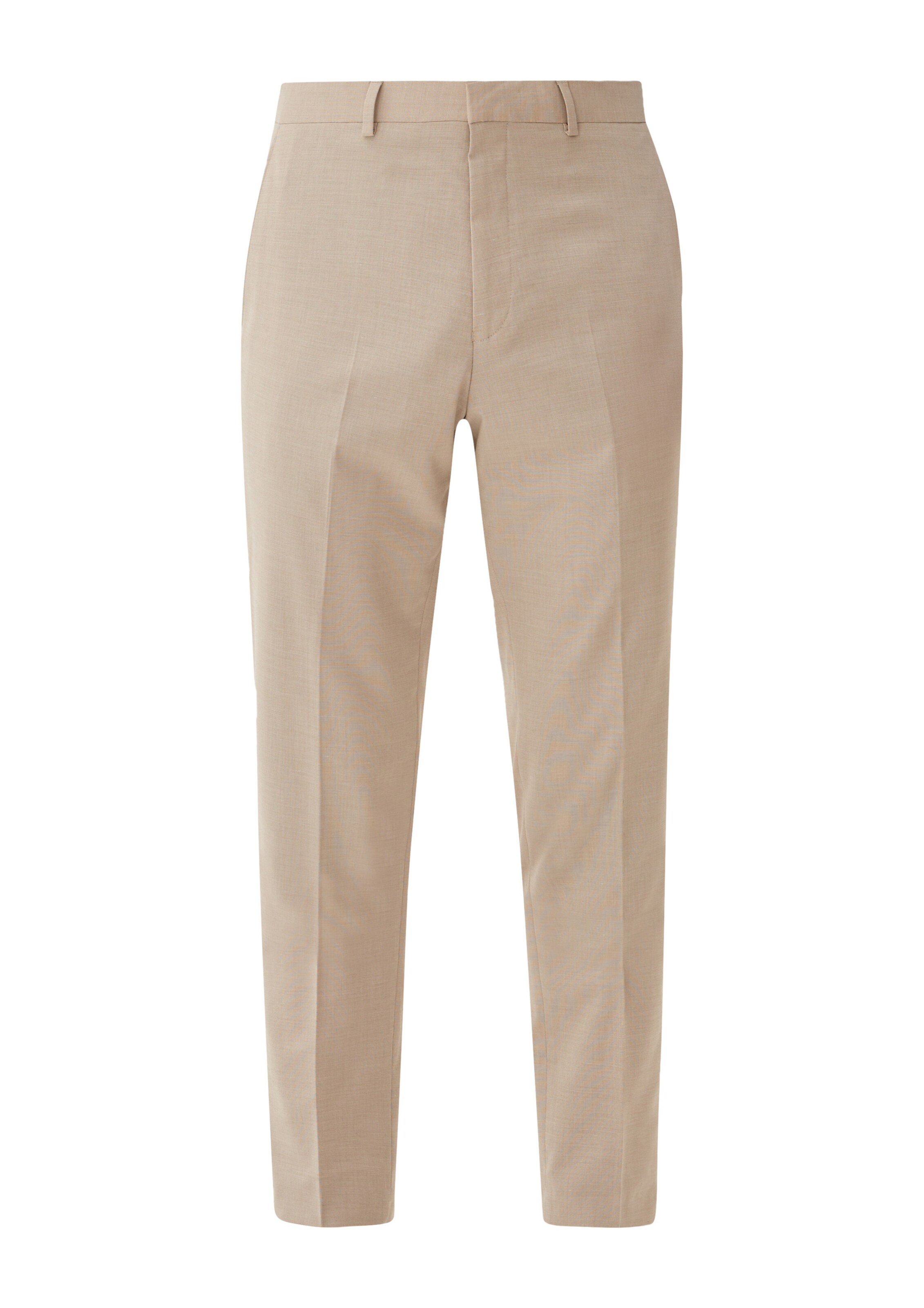 s.Oliver Regular Bügelfaltenhose 'S.OPURE' in Beige: Vorderseite