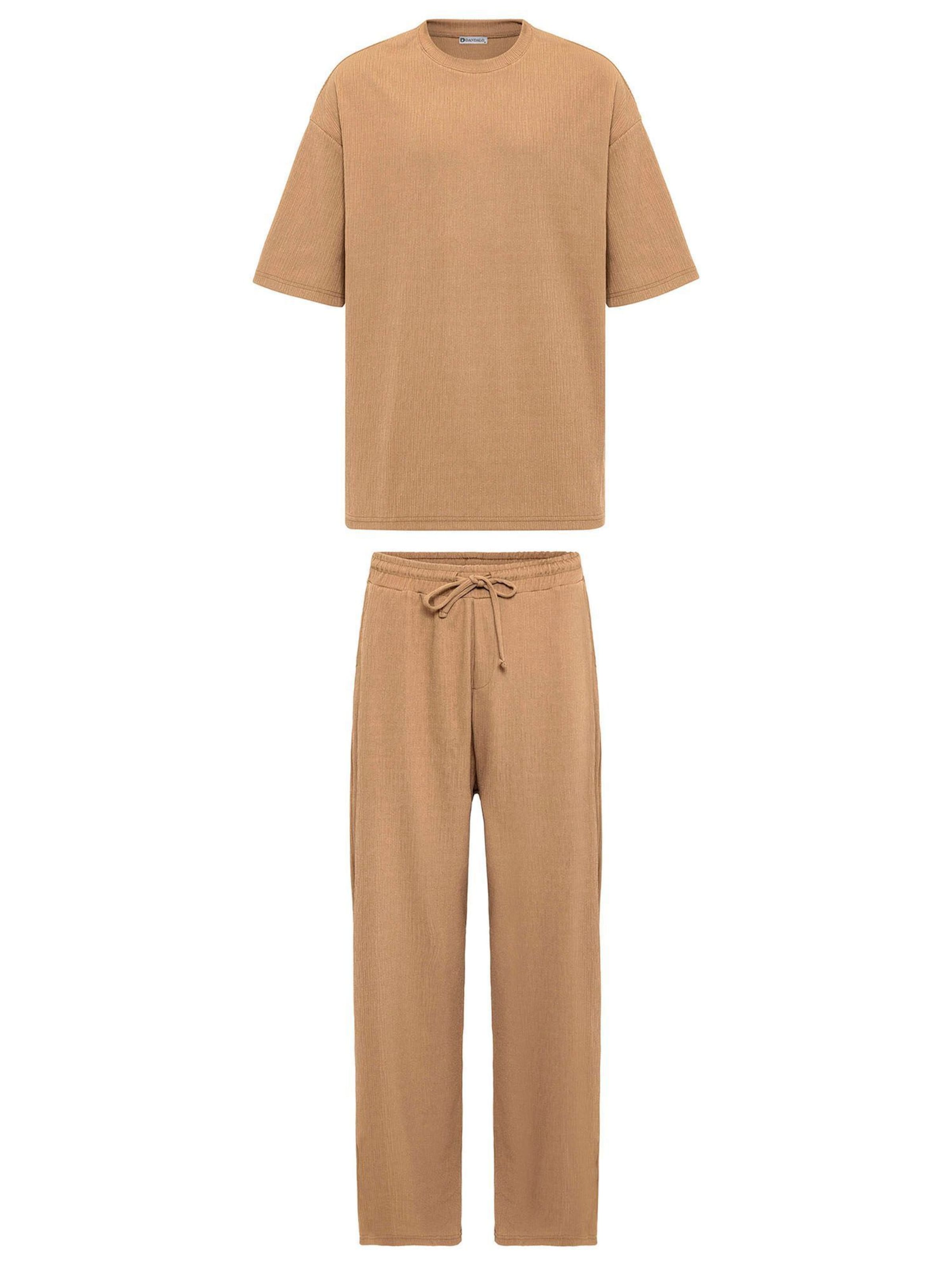 Dandalo - Ropa para correr en marrón: frente