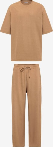 Dandalo Juoksupuku värissä ruskea: etupuoli