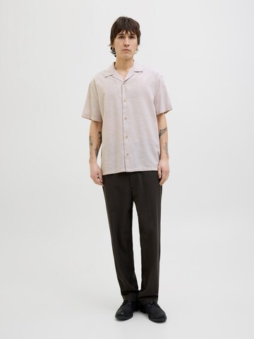 Comfort fit Camicia 'JJSummer Resort' di JACK & JONES in beige