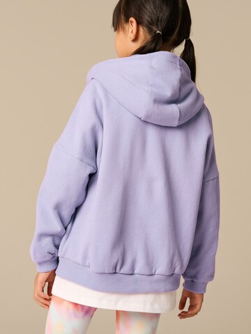 Next Sweatjacka i lila