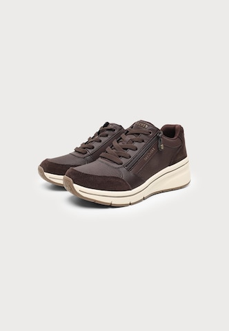SKECHERS Rövid szárú sportcipők 'BILLION FLEX - LUXE UP' - barna