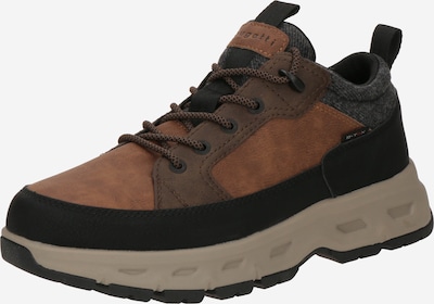 bugatti Čizme na vezanje u morsko plava / hrđavo smeđa / moka smeđa / crna, Pregled proizvoda