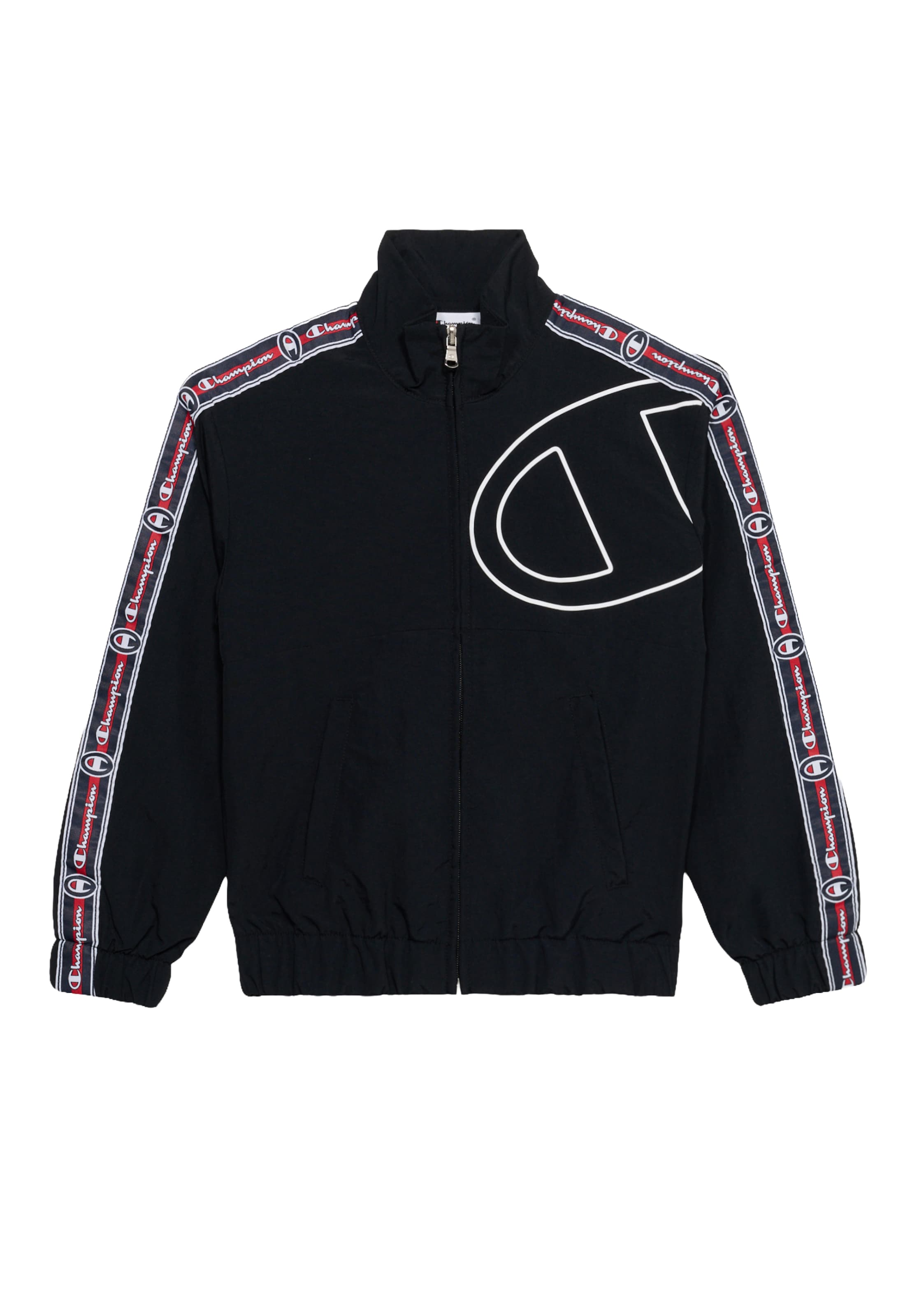 Champion - Chaqueta de entretiempo en negro: frente