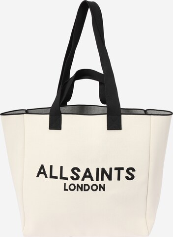 Shopper 'IZZY' di AllSaints in bianco: frontale