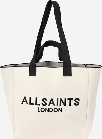 AllSaints Nakupovalna torba 'IZZY' | bela barva: sprednja stran