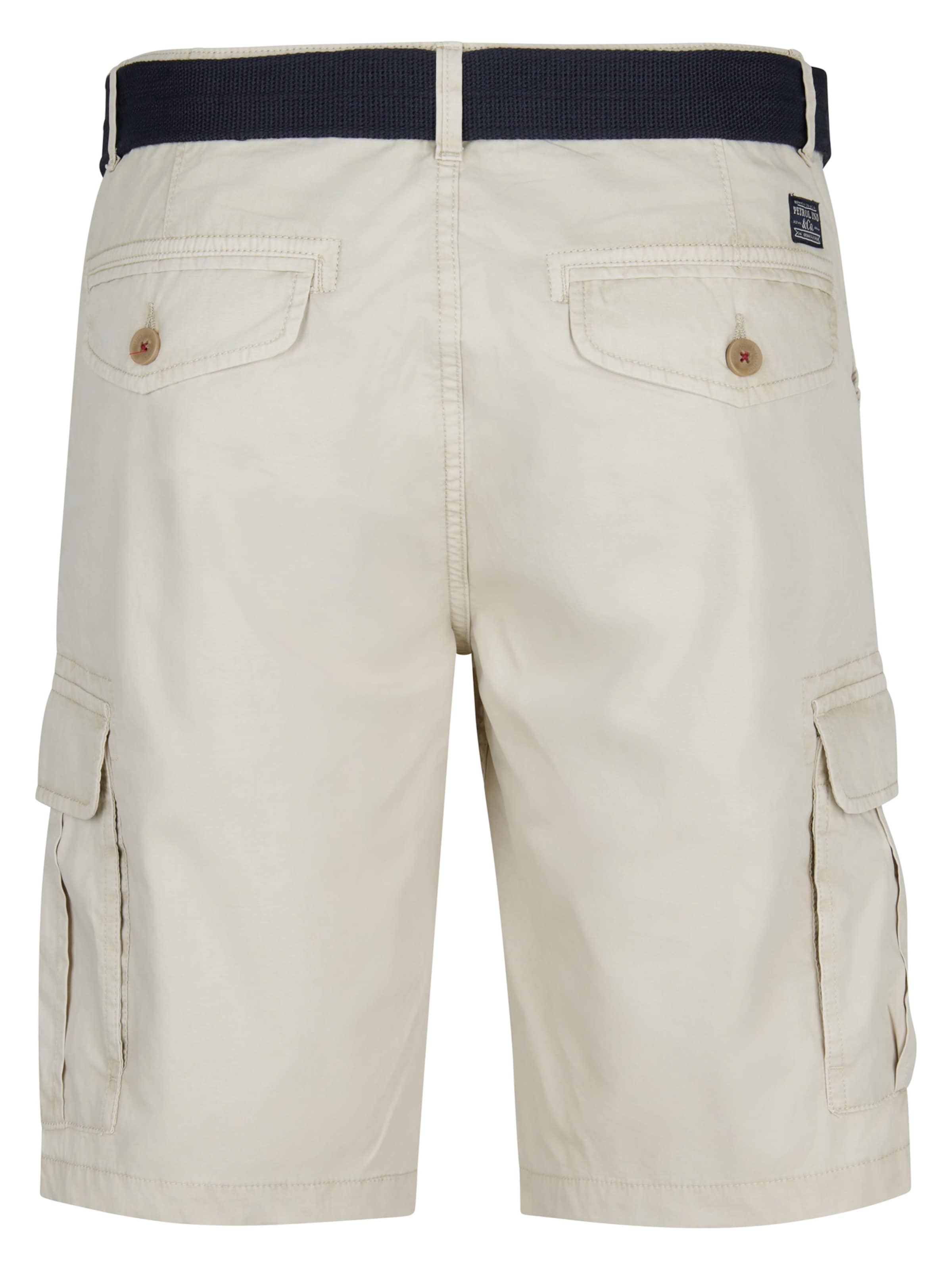 Petrol Industries Regular Cargo Pants in White