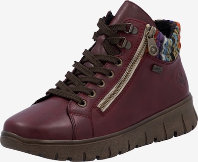 Rieker Schnürstiefel in bordeaux, Produktansicht