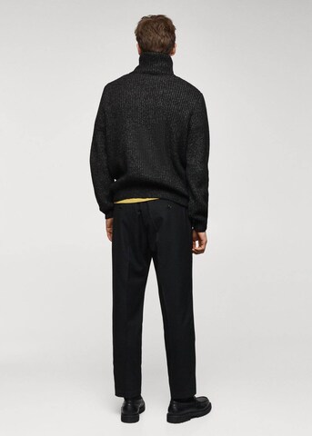 MANGO MAN Pullover 'Smoke' in Schwarz