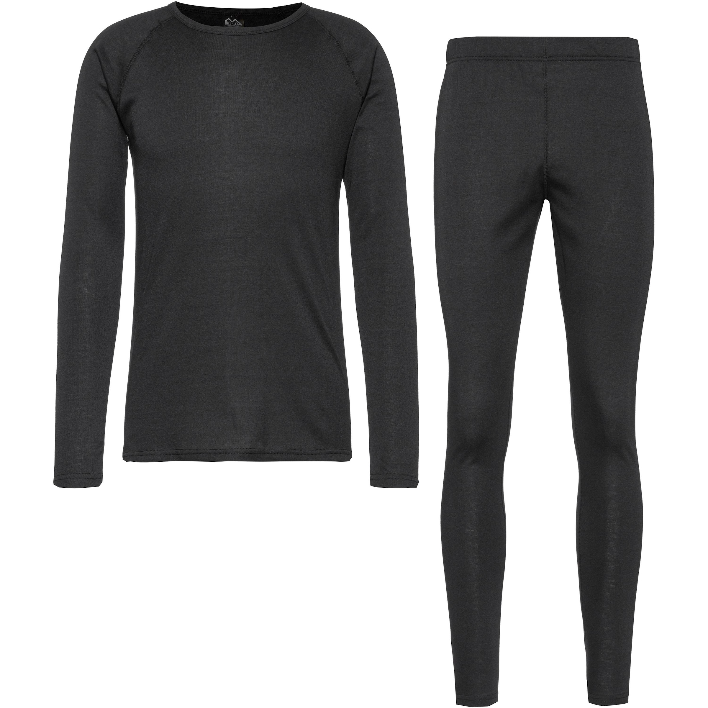 8848 Outdoor Base Layer 'Thermo' in Black: front