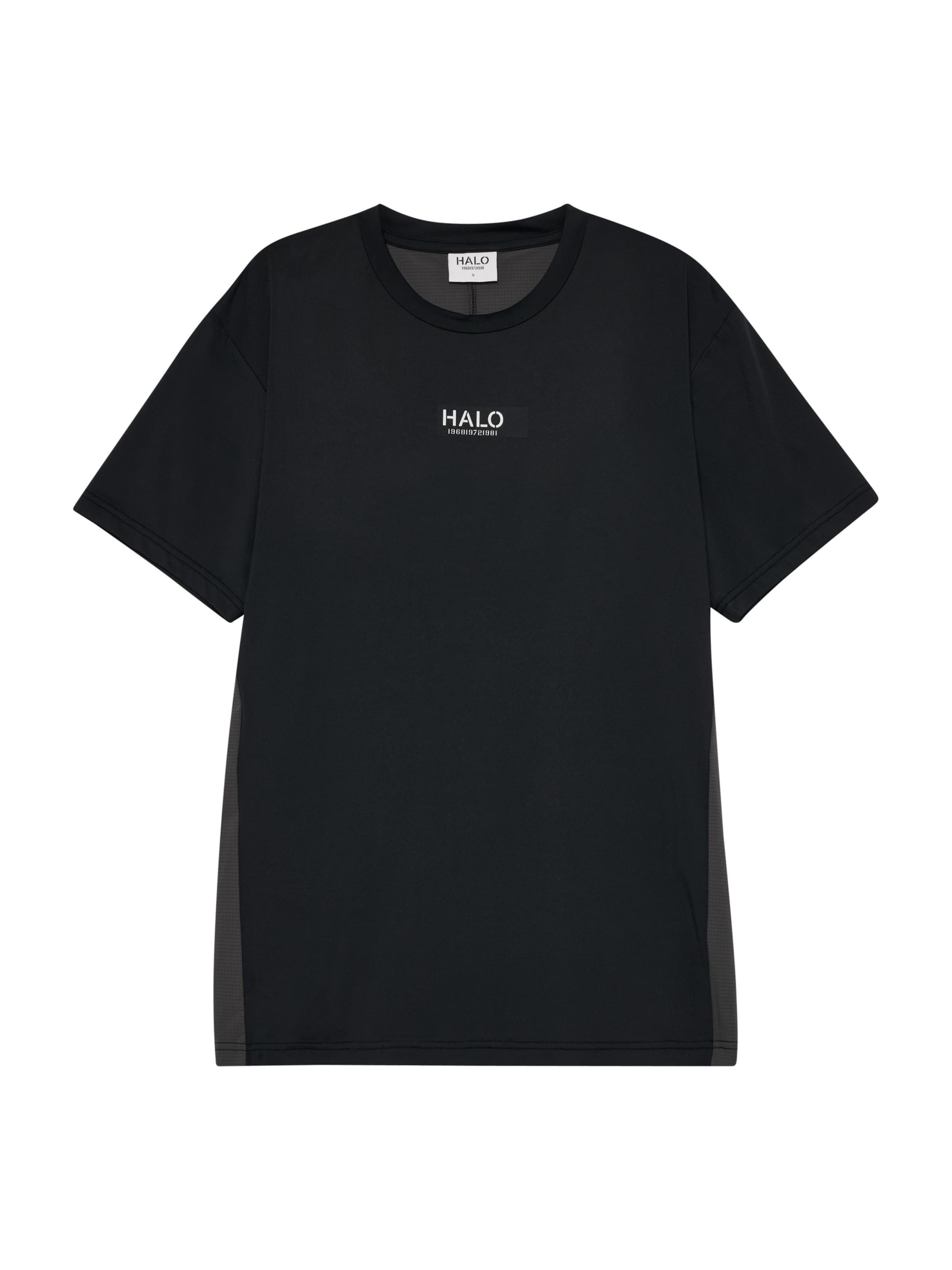 HALO Shirt in Schwarz: Vorderseite