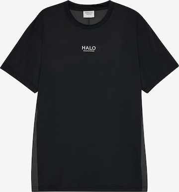 T-Shirt HALO en noir : devant