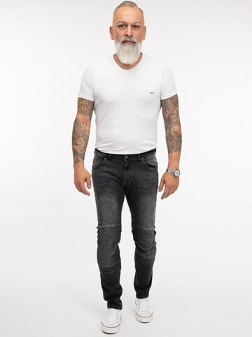 Rock Creek Slimfit Jeans in Schwarz