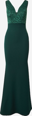 WAL G. - Vestido de noche 'JOSEPHINE' en verde: frente