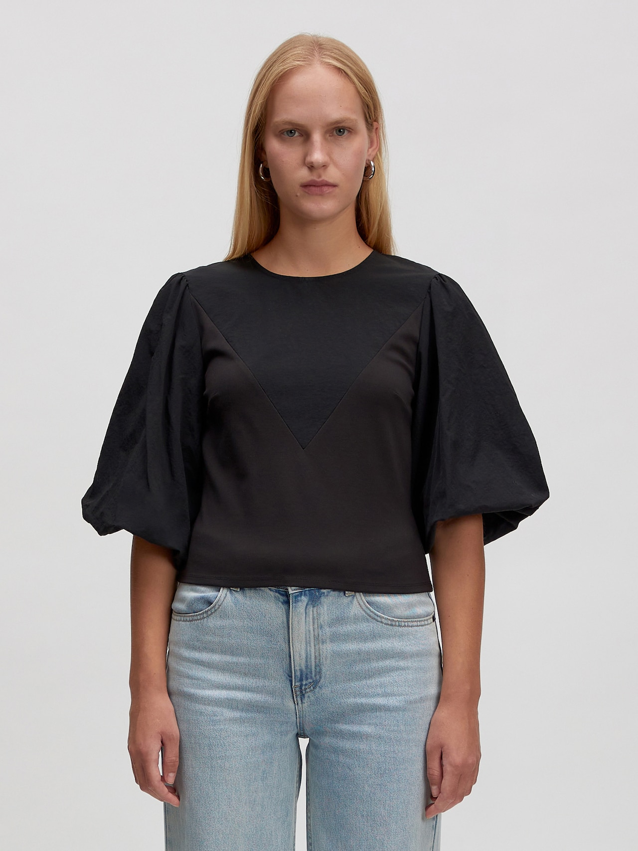 EDITED Oversized shirt 'Ladina' Zwart