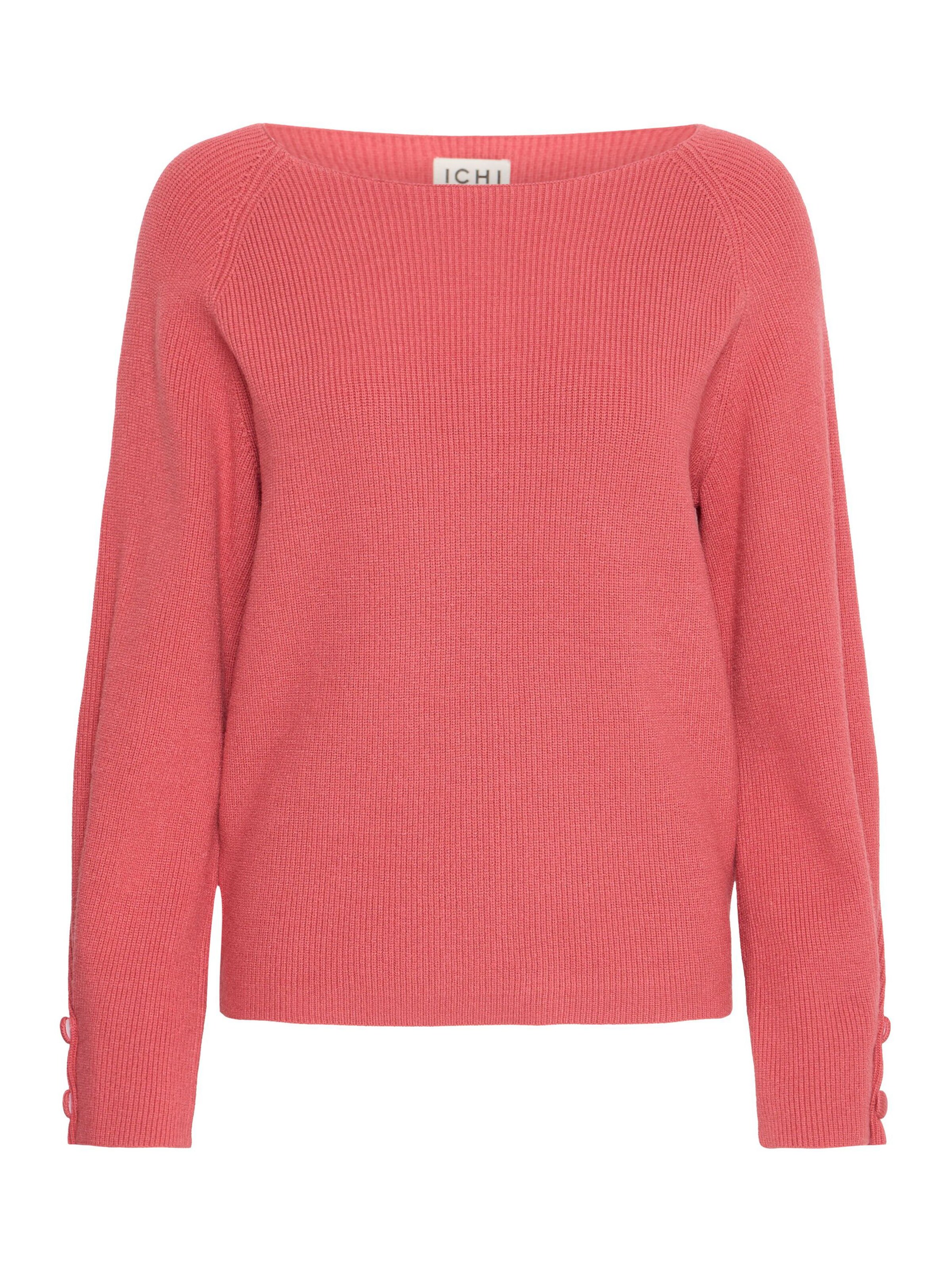 ICHI Sweater 'Boston' in Pink: front