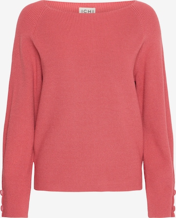 ICHI Sweater 'Boston' in Pink: front
