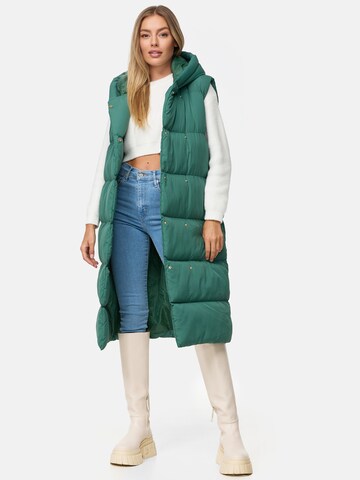 Gilet 'Viktoria' Threadbare en vert