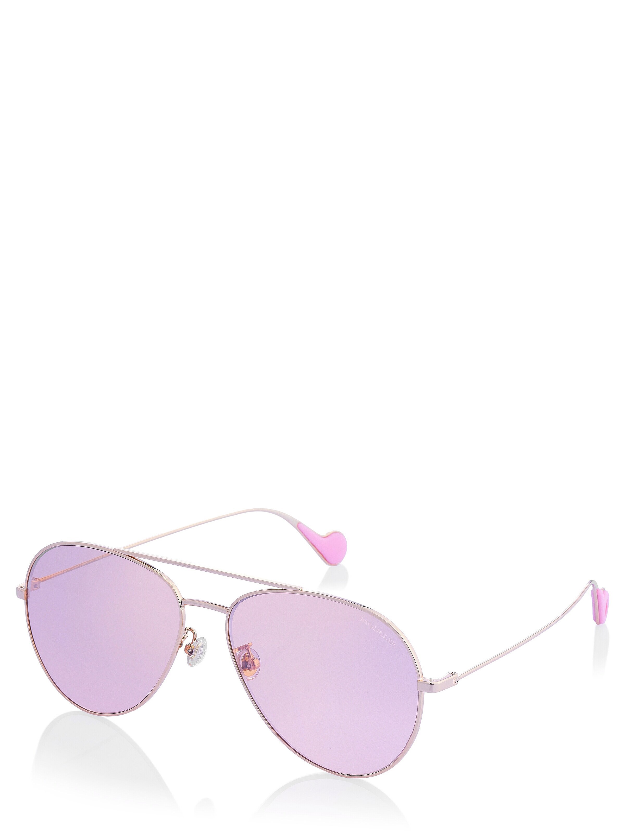 Lunettes de soleil MONCLER en or : devant
