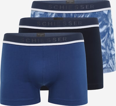 SCHIESSER Boxer shorts in marine blue / Sapphire / White, Item view