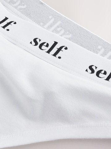 self. Slip in Weiß