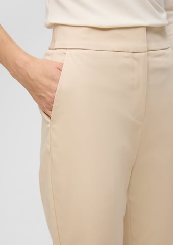 s.Oliver BLACK LABEL Tapered Bukser med fals i beige