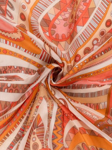 SILK & CASHMERE Scarf in Orange