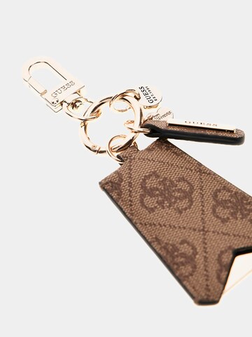 GUESS Key Ring in Beige