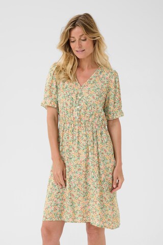 Cream Dress 'CRLinaa' in Green: front