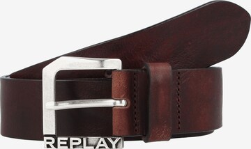 REPLAY Belt in Brown: front