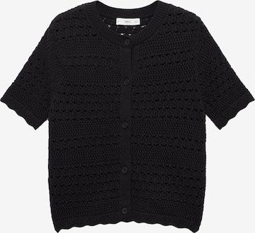 MANGO Neuletakki 'SITU' värissä musta: etupuoli