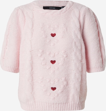 VERO MODA Пуловер в розово: отпред