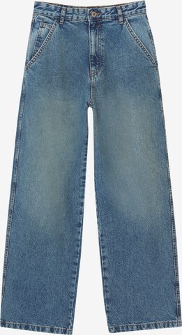 Pull&Bear Loosefit Jeans in Blau: predná strana