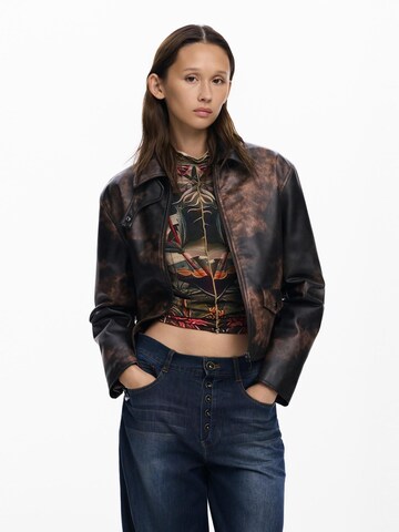 Giacca di mezza stagione di Desigual in marrone: frontale