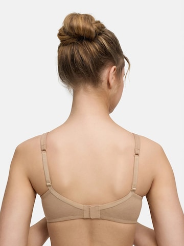 cfab (formerly creamy fabrics) Minimizer BH 'Cotton Bügel BH ohne Pads' in Beige