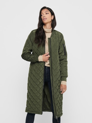 ONLY Демисезонное пальто 'JESSICA' в Зеленый: спереди
