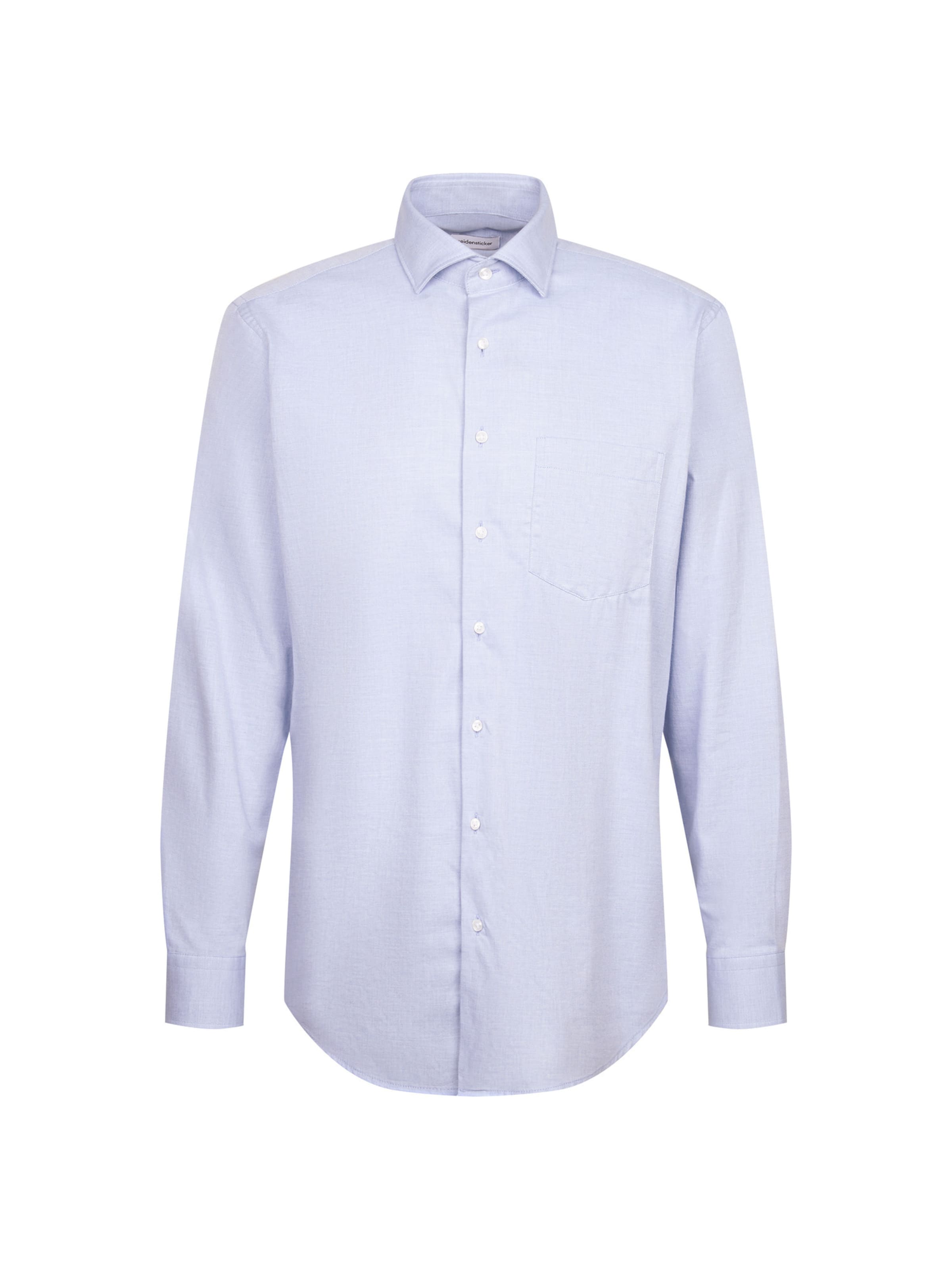 SEIDENSTICKER Regular fit Business shirt 'Schwarze Rose' in Blue: front