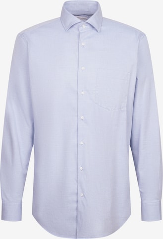 SEIDENSTICKER Zakelijk overhemd 'Schwarze Rose' in Blauw: voorkant