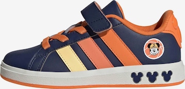mėlyna ADIDAS SPORTSWEAR Sportbačiai 'Adidas x Disney Grand Court Mickey': priekis
