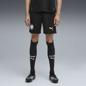 Regular Pantalon de sport 'FC St. Pauli 25/26' PUMA en noir : devant