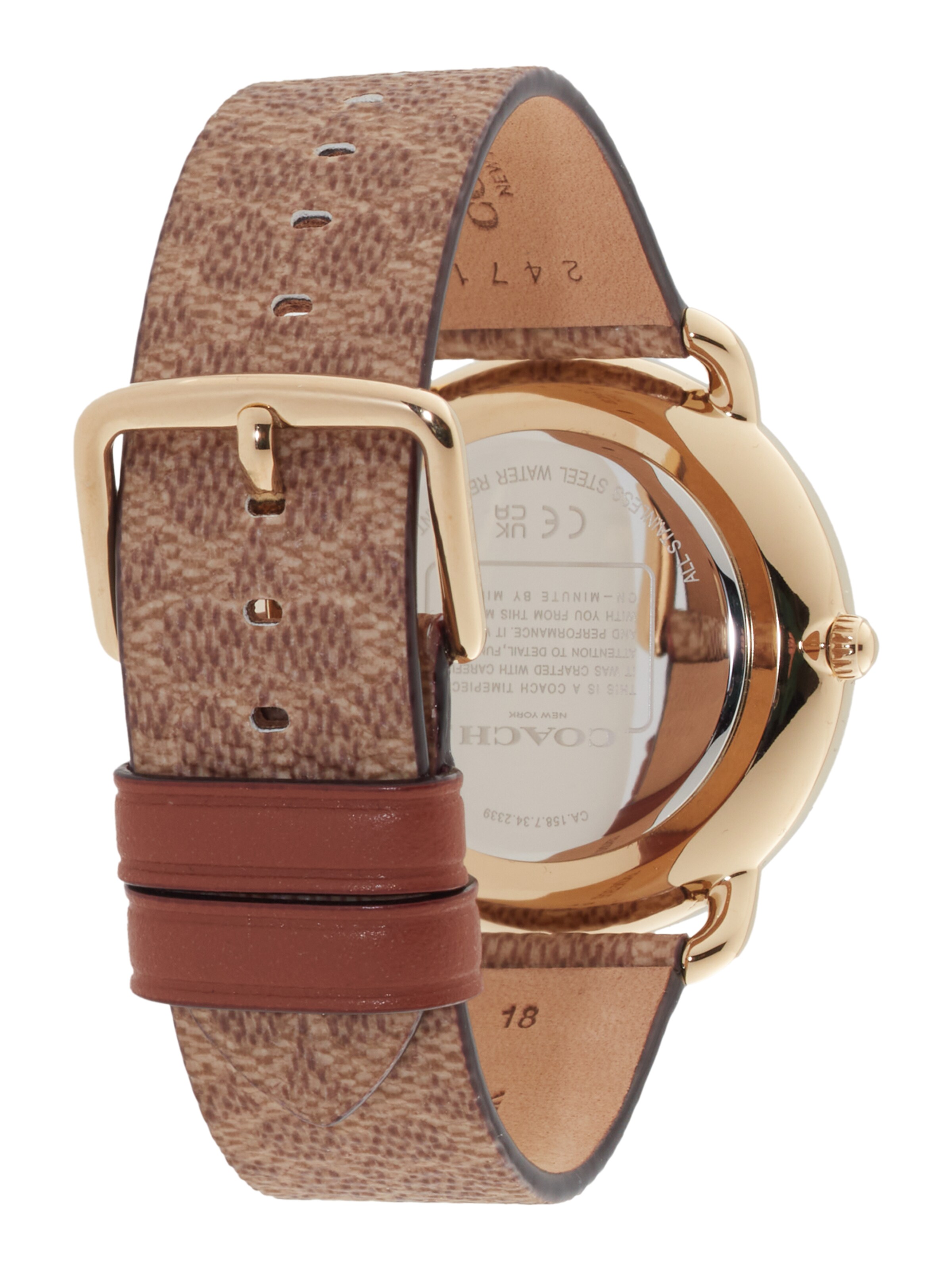 COACH Analoginen kello 'Elliot' värissä ruskea