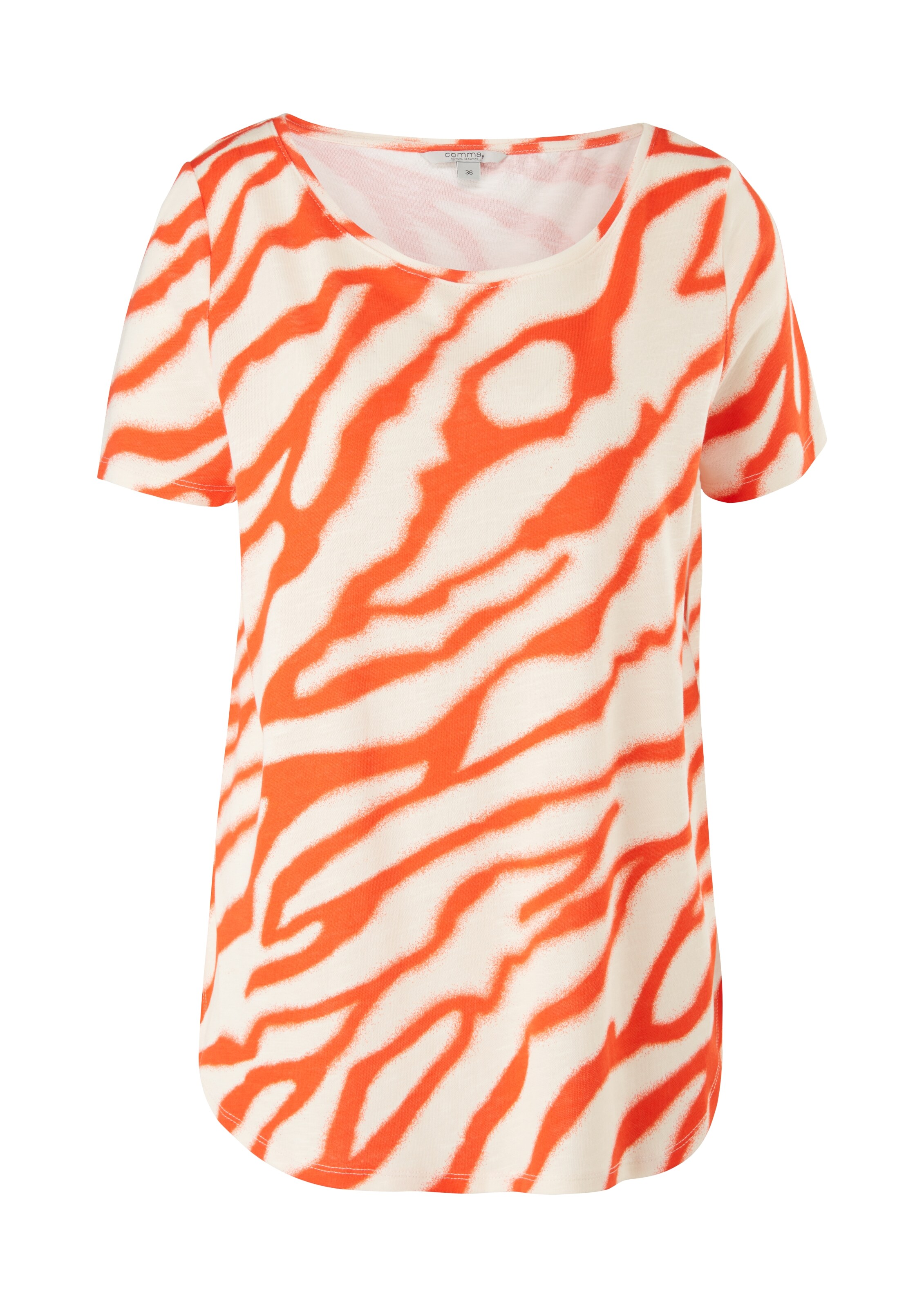 Frauen Shirts & Tops comma casual identity T-Shirt in Orange - HV49493