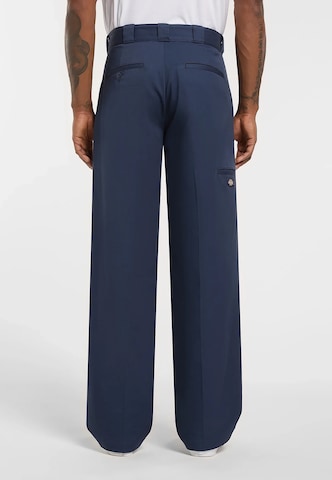 DICKIES Regular Chino in Blauw: terug