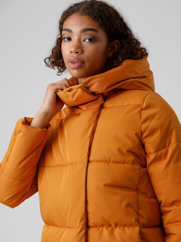 VERO MODA Winter Coat in Orange