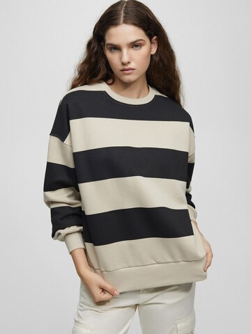 Pull&Bear Sweatshirt i svart