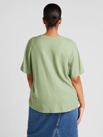 Vero Moda Curve Bluza 'MYMILO' | zelena barva