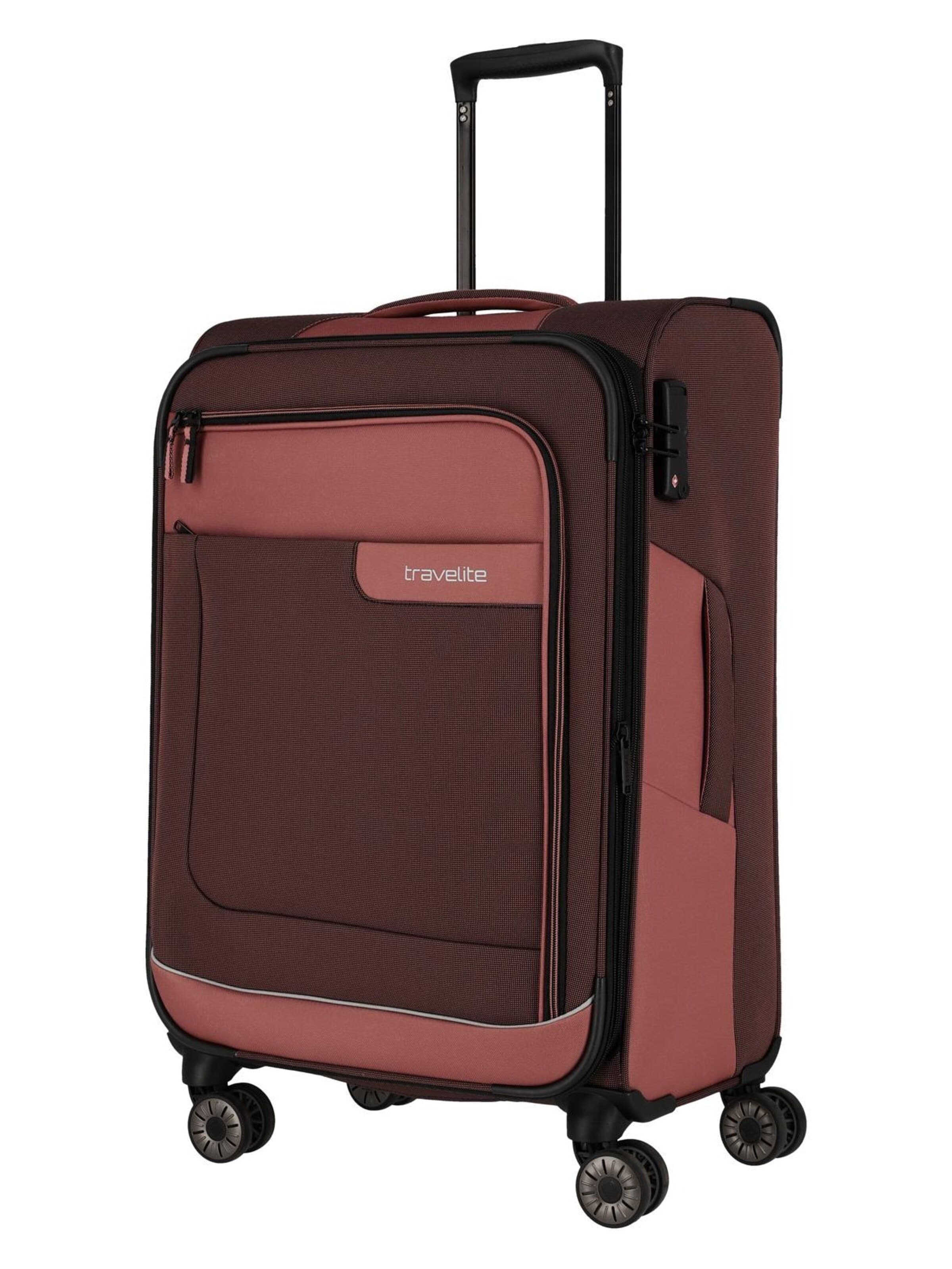 TRAVELITE Suitcase in Pink: front