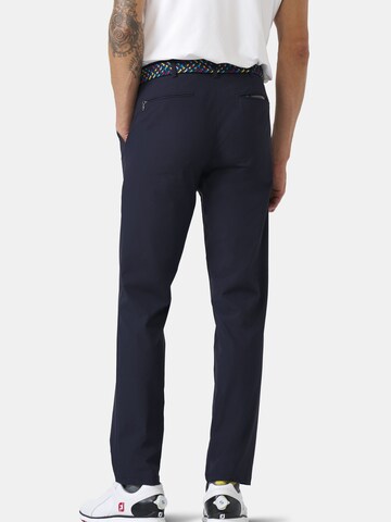 Regular Pantalon chino 'Golf Microfancy' MEYER en bleu