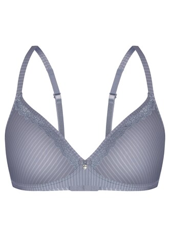 sassa Soft-BH 'LOVELY STRIPE' in Grau